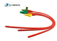 Αβλαβής PVC κόκκινος καθετήρας αναρρόφησης Robin σταθερός με βαλβίδα ελέγχου