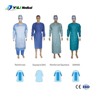 Μη υφασμένο προστατευτικό απομονωτικό φόρεμα αντιστατικό μη τοξικό για χειρουργική επέμβαση