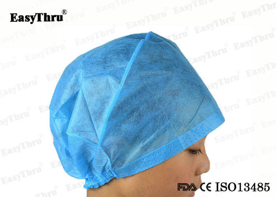 Μπλε προστατευτική γκαβάνα ISO, αποστειρωμένο χειρουργικό καπέλο.